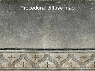 Procedural diffuse map 