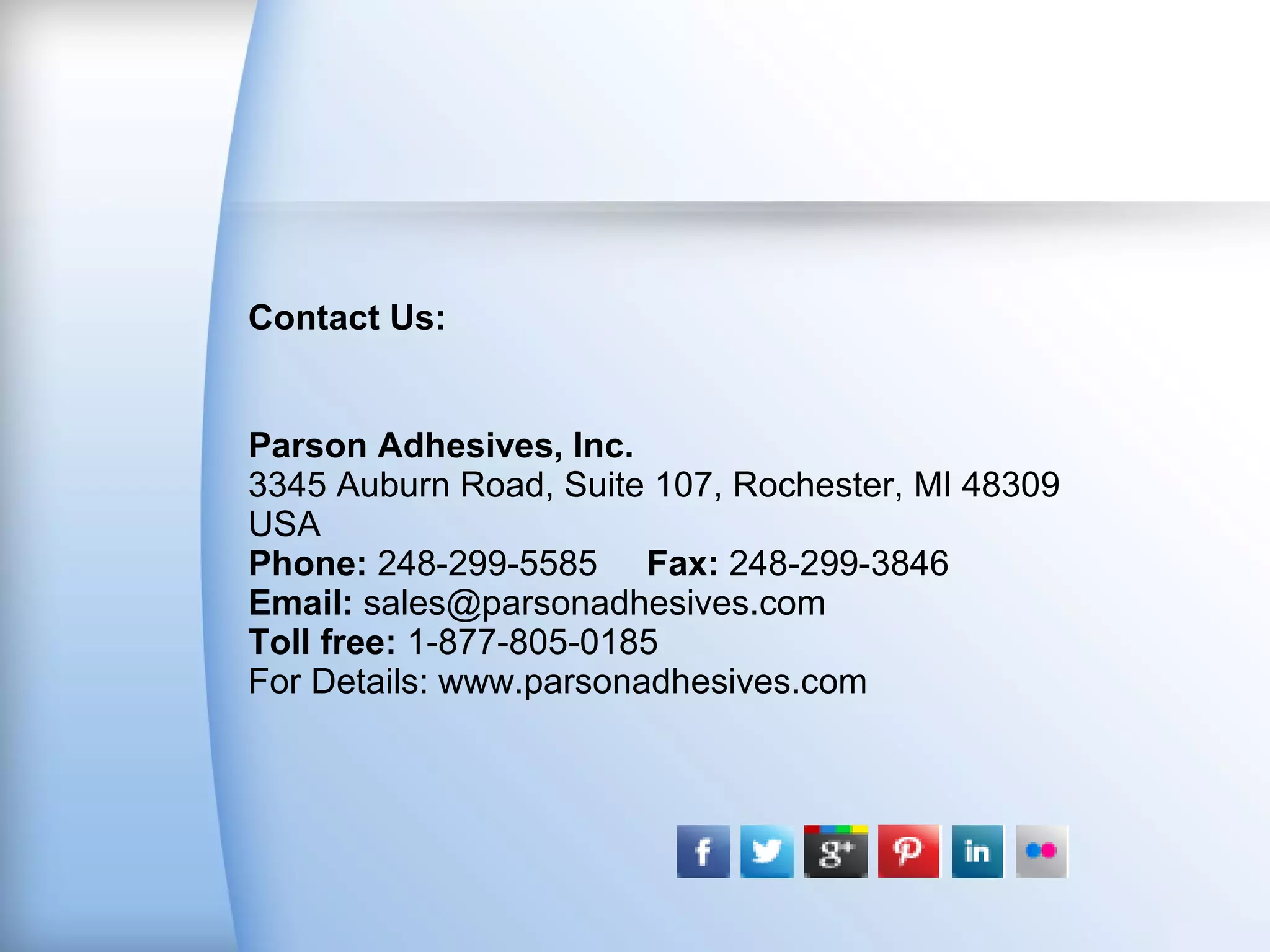 Threadlocker For Screw And Bolts Parson Adhesives