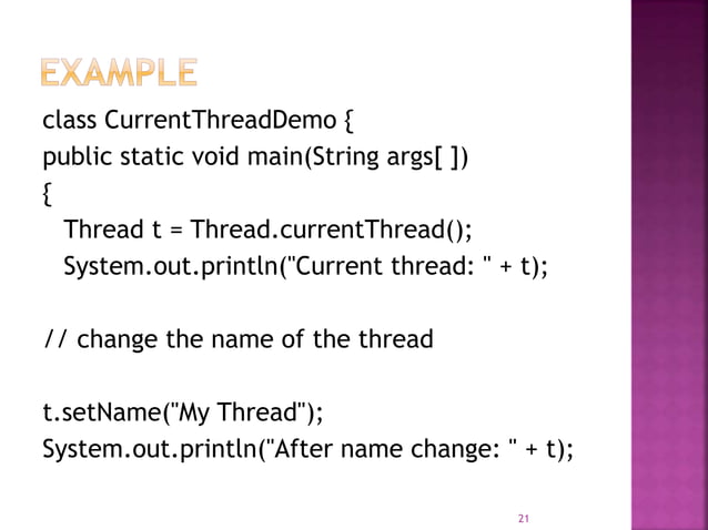 Thread model in java | PPT