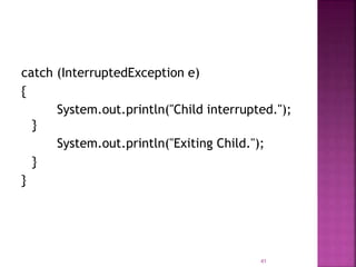 Thread model in java | PPT
