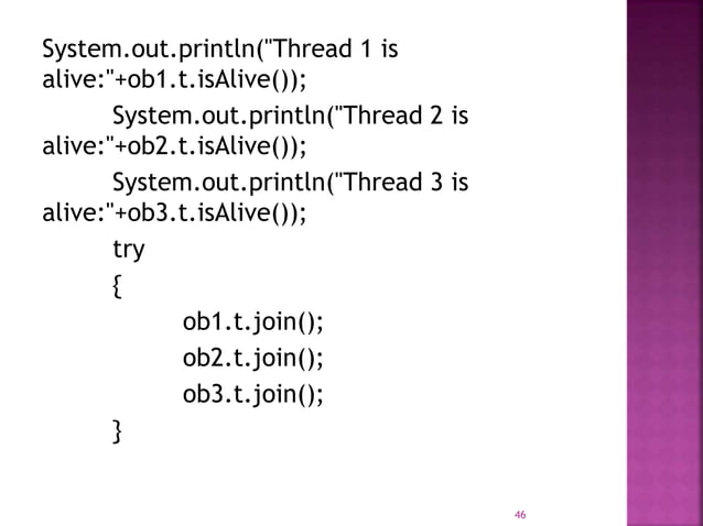 Thread model in java | PPT