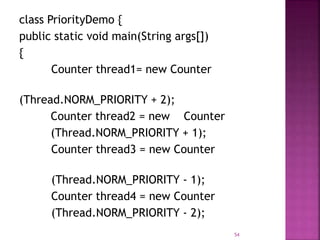 Thread model in java | PPT