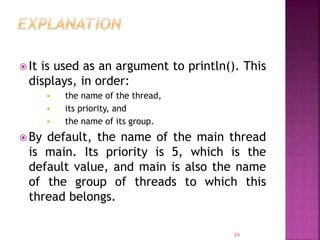 Thread model in java | PPT