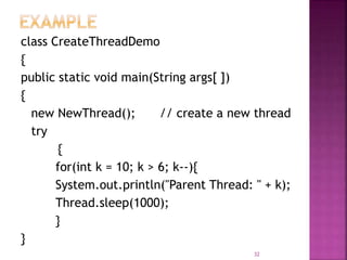 Thread model in java | PPT