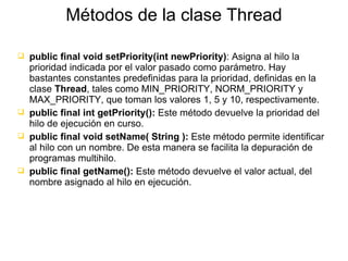 Threads en java | PPT