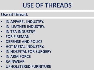 Threads 131226213608-phpapp01 | PPTX | Needlework | Arts and Crafts