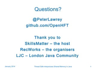 Thread Safe Interprocess Shared Memory in Java (in 7 mins) | PPT ...
