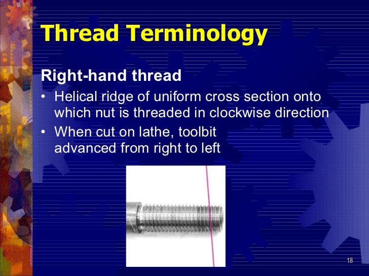 Threads and thread_cutting