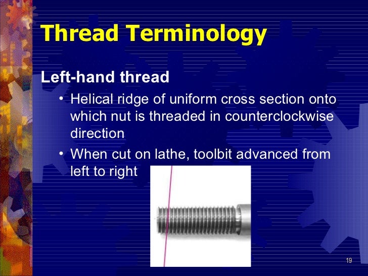 Threads and thread_cutting