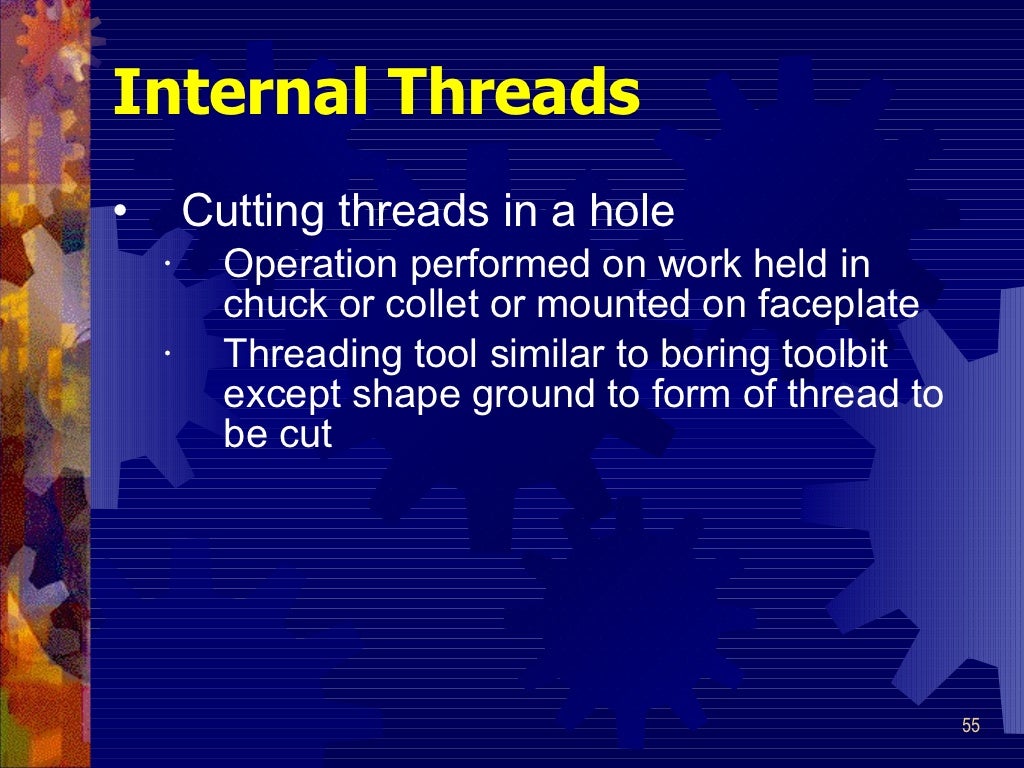 Threads and thread_cutting