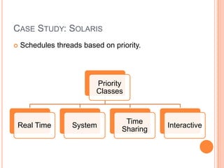 Thread scheduling in Operating Systems | PPTX