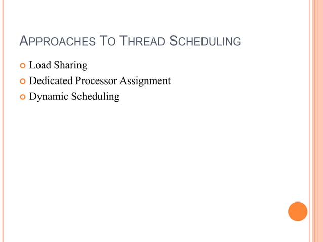 Thread scheduling in Operating Systems | PPTX | Operating Systems ...