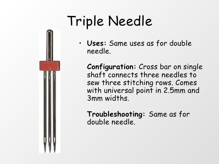 Threads needles
