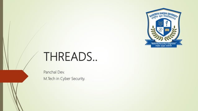 Threads ppt | PPT