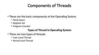 Threads, signal and socket system calls.pptx