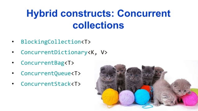 .NET: Thread Synchronization Constructs | PPT