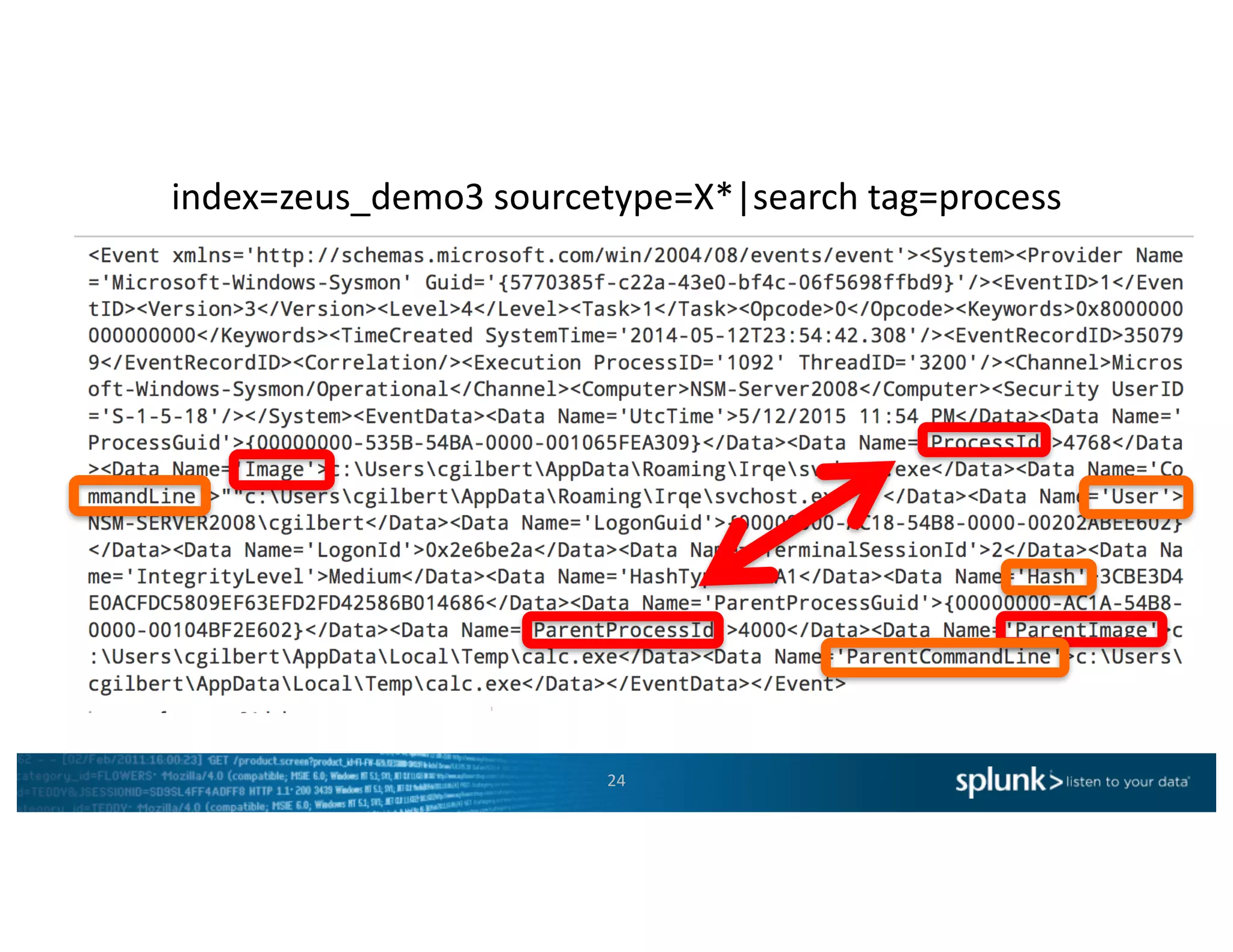 index=zeus_demo3	sourcetype=X*|search	tag=process
24
 