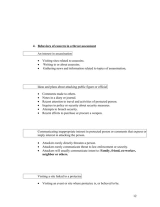 Threat Assessment And Security Measures For Risk Management 2
