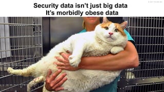 ©	2017	SPLUNK	INC.
Security data isn’t just big data
It’s morbidly obese data
 
