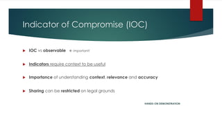 Ioc Risks Threat Indicators and Cyber Intelligence Sharing in Financial Sector | PDF