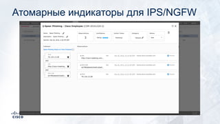 Атомарные индикаторы для IPS/NGFW
 