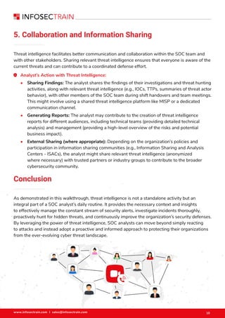 Threat Intelligence in the daily life of a SOC Analyst | PDF