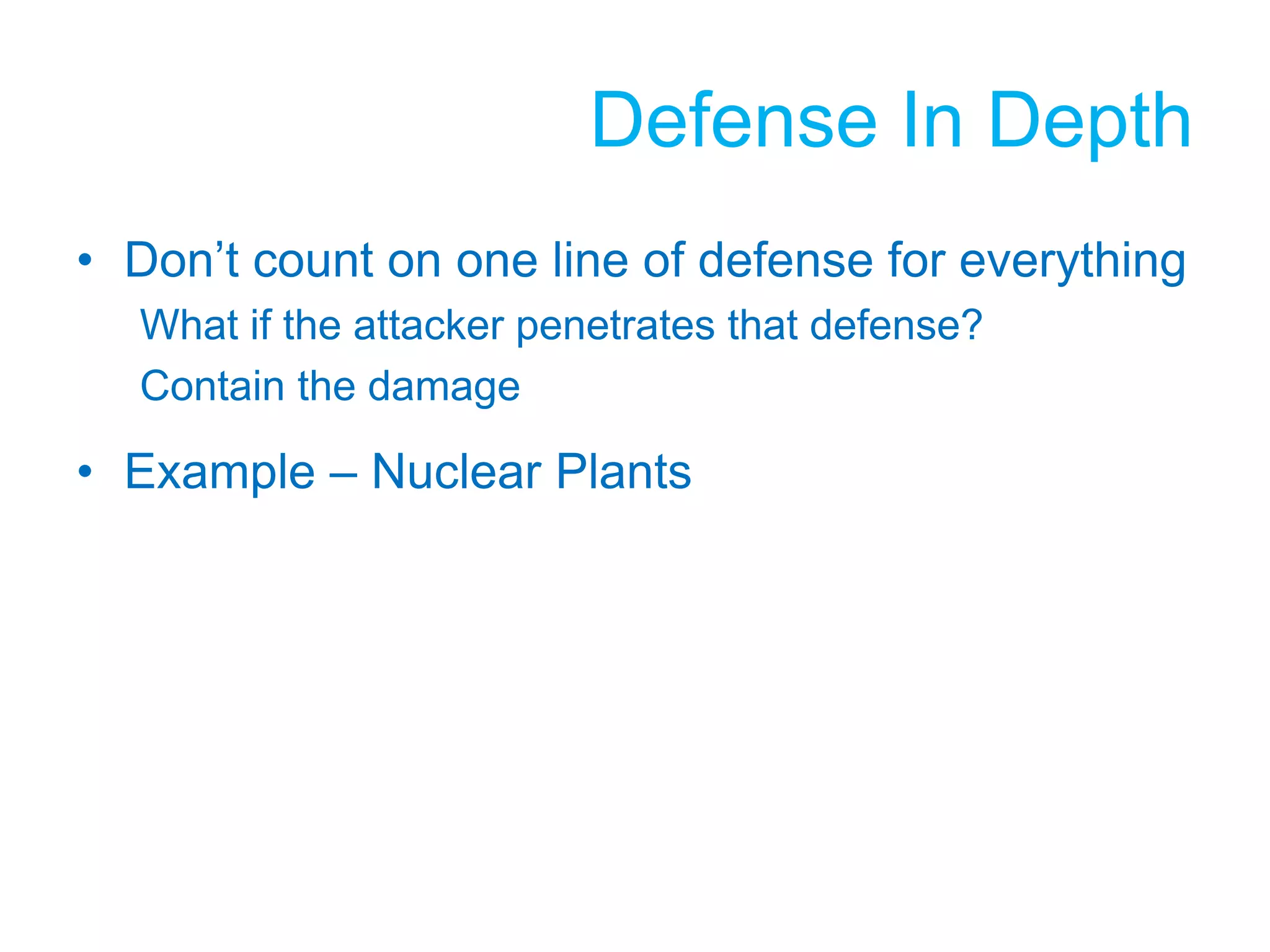 Reducing Attack SurfaceTCP onlyService: Manual NetServiceLower privilegeTurn feature off