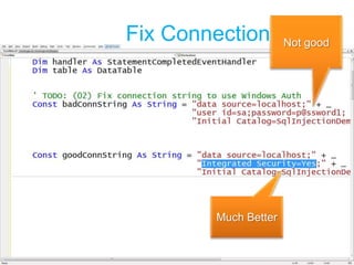 Basic Security ConceptsReduce Attack SurfaceDefense In DepthLeast PrivilegeFail to Secure Mode