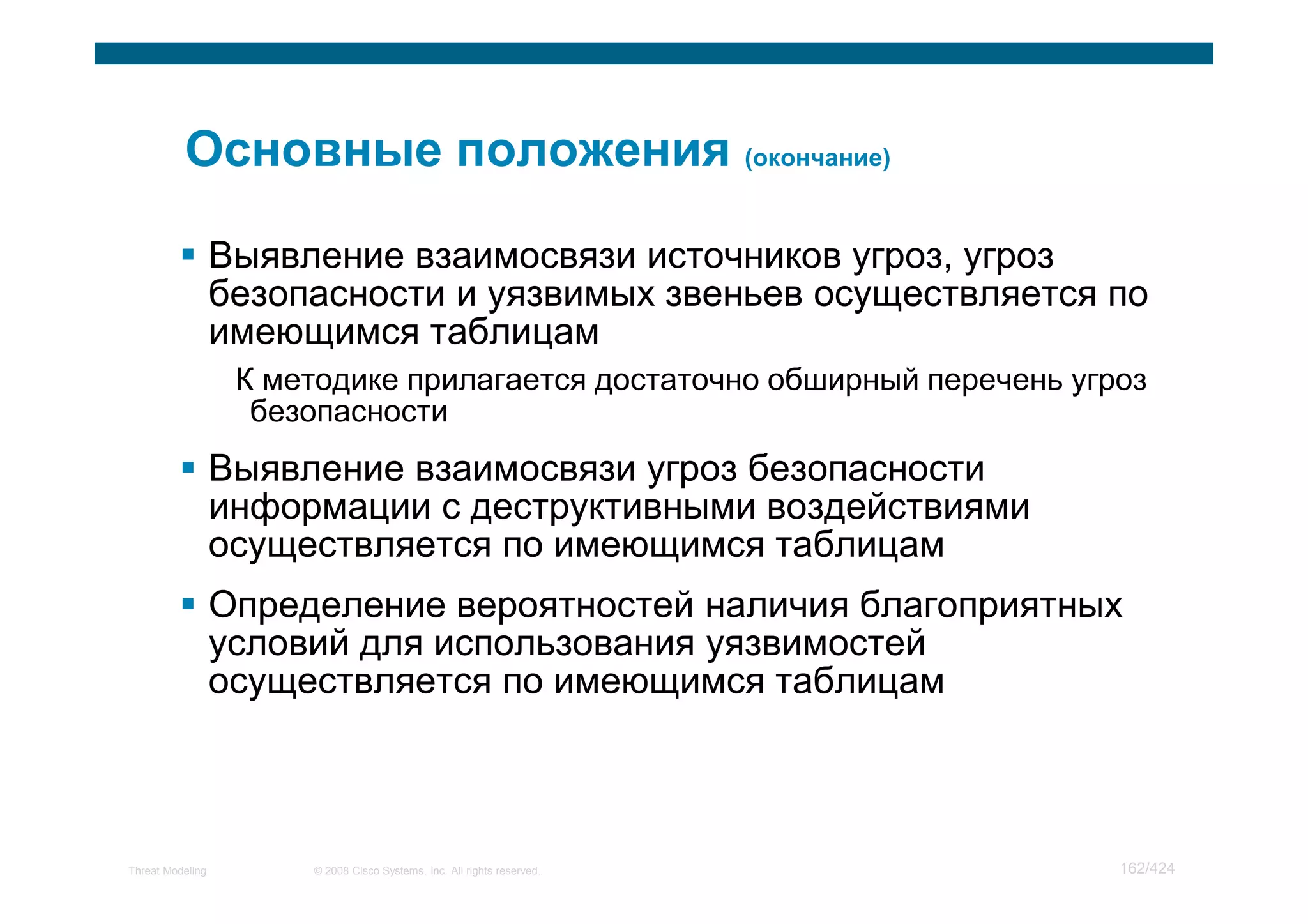 Мастер класс по моделированию угроз