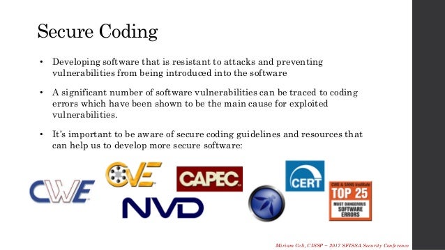 Secure Coding and Threat Modeling