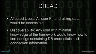 Dred Framework Threat Modeling for Dummies | PDF