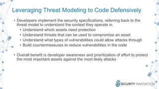 Threat Modeling to Reduce Software Security Risk | PDF
