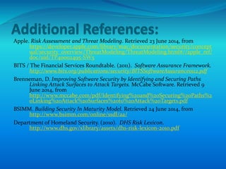 Application Threat Modeling In Risk Management | PDF
