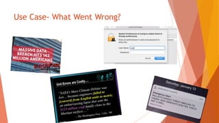 Use Case- What Went Wrong?
 