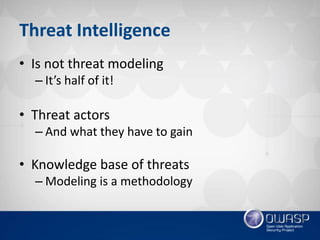 OWASP Québec: Threat Modeling Toolkit - Jonathan Marcil