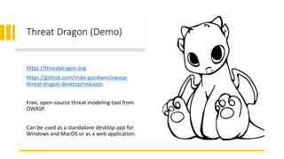 Threat Modeling with OWASP Threat Dragon | PPT