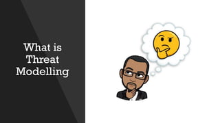 What is
Threat
Modelling
 