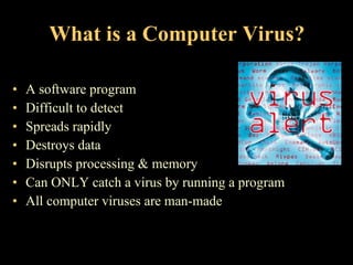 Processing Software Virus Threats to an information system | PPT