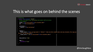 @tmclaughbos
This is what goes on behind the scenes
 