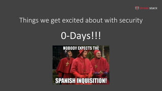 tom@cloudzero.com @tmclaughbos
Iterative Security
Starting and progressively improving your security stance
 