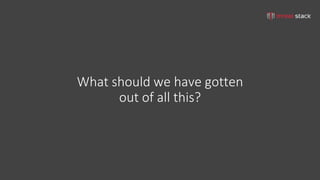 tom@cloudzero.com @tmclaughbos
Document Threats
• Weak password management
• At two points in our infrastructure we’re not managing
passwords
• Both points involve highly valuable assets
• Breach would be bad
• Reputation loss -> customer loss
• Data could be leveraged against our customers
 