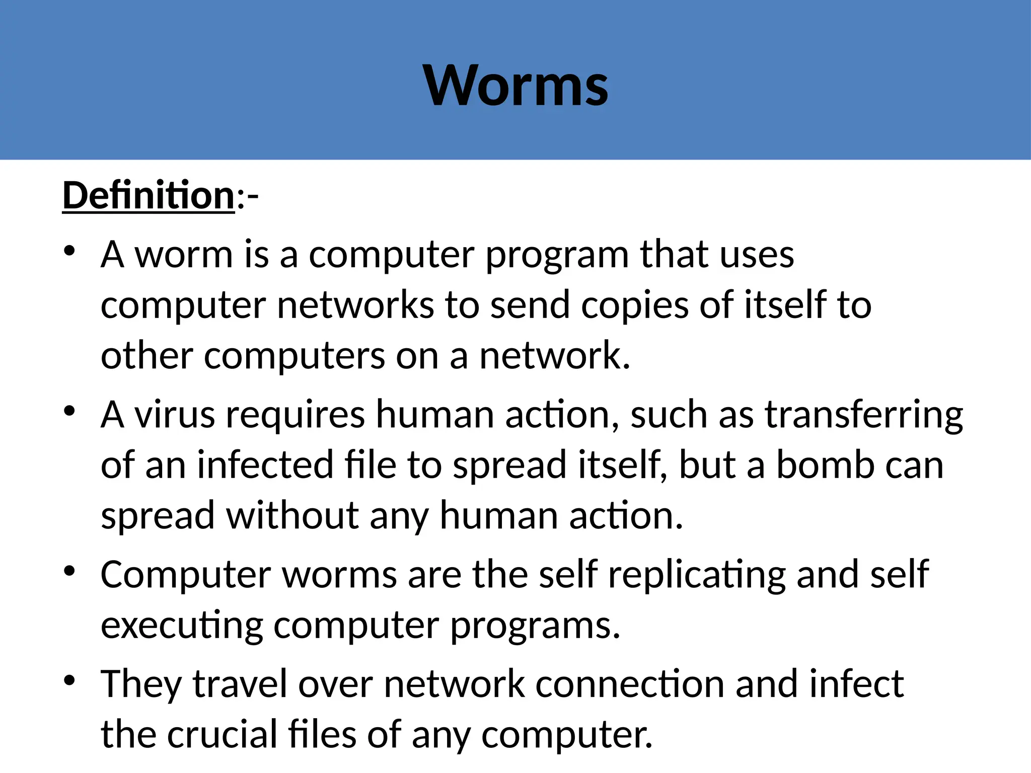 Worm Term Computer Threats To Computer.pptx nnnnnnnnnnnbbbbb | PPTX