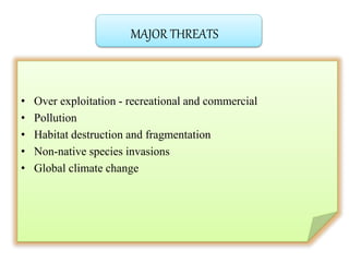 Threats to marine biodiversity   