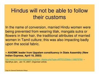 Threat To Hinduism