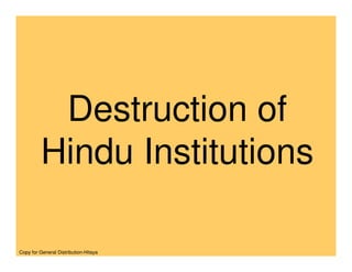 Threat To Hinduism