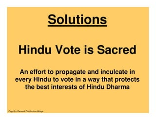 Threat To Hinduism