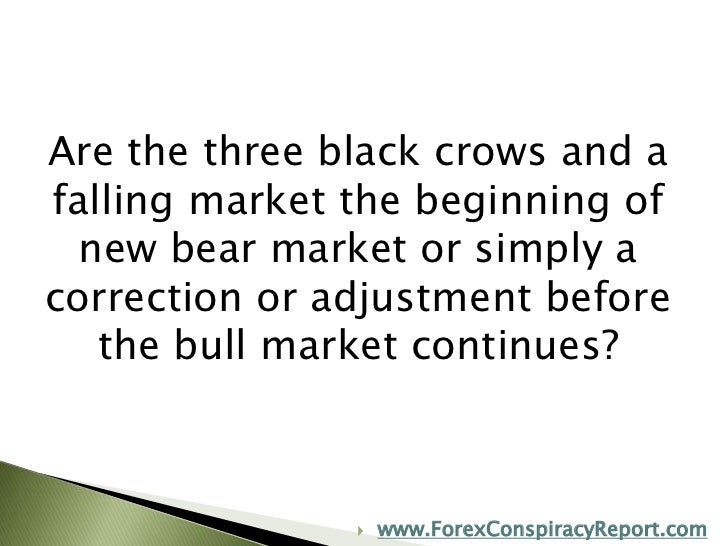 Identical three black crows