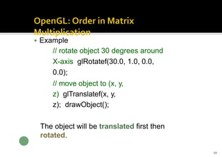 Three dimensional geometric transformations | PPTX