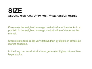 Three factor model | PPT