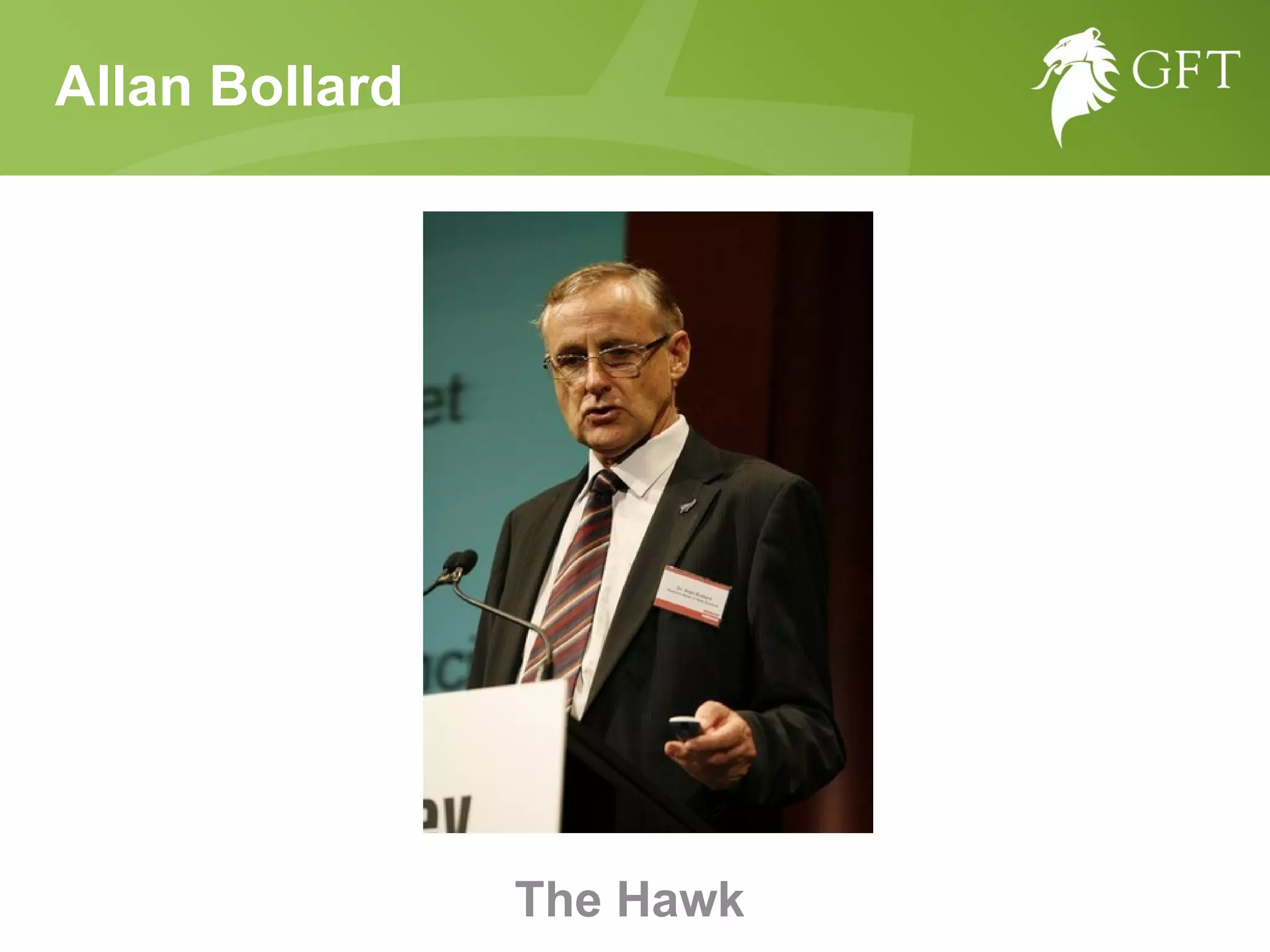 Allan Bollard The Hawk 